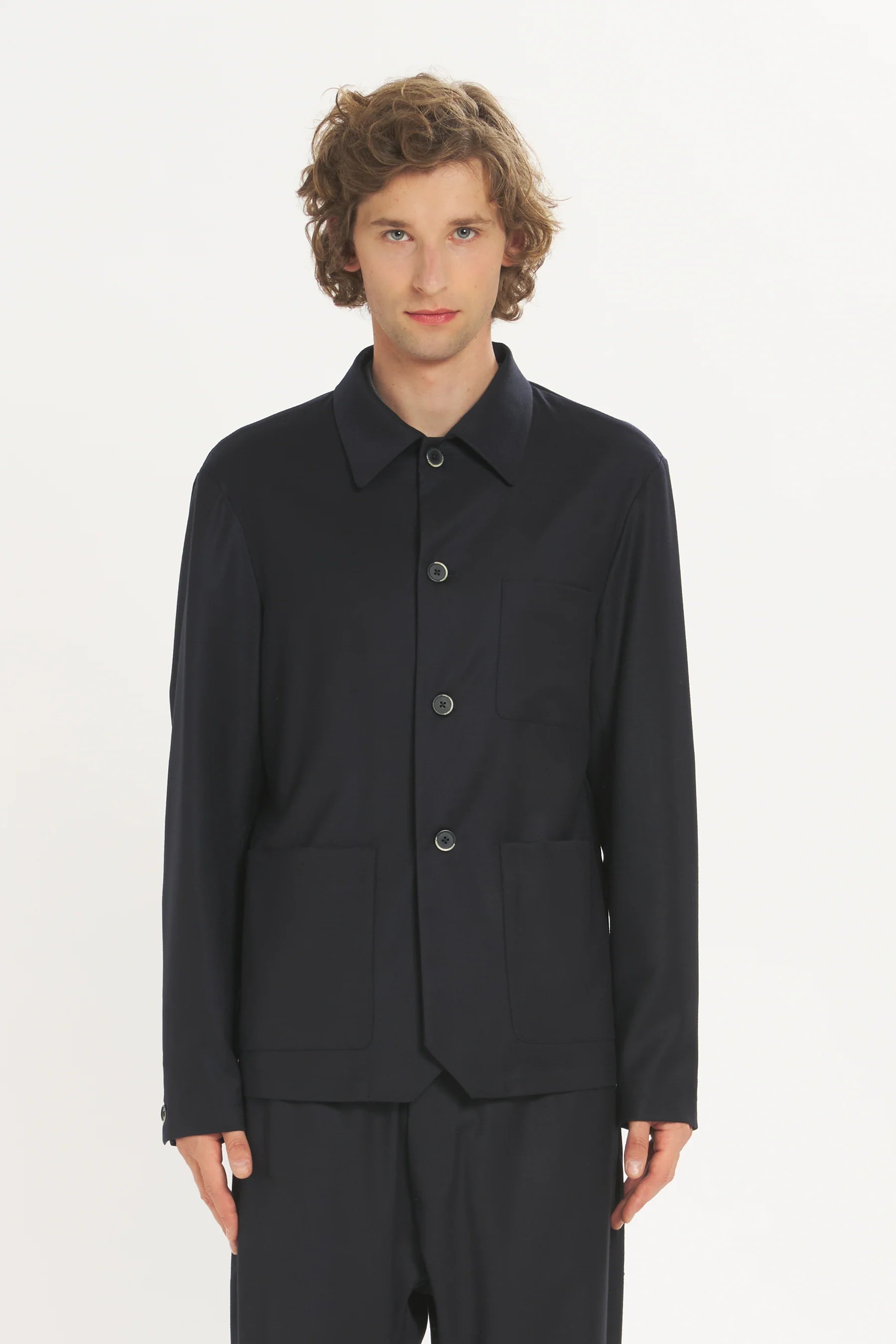 Overshirt Visal Flan Navy - Barena Venezia