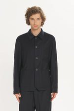 Carica l&#39;immagine nel visualizzatore di Gallery, Overshirt Visal Flan Navy - Barena Venezia
