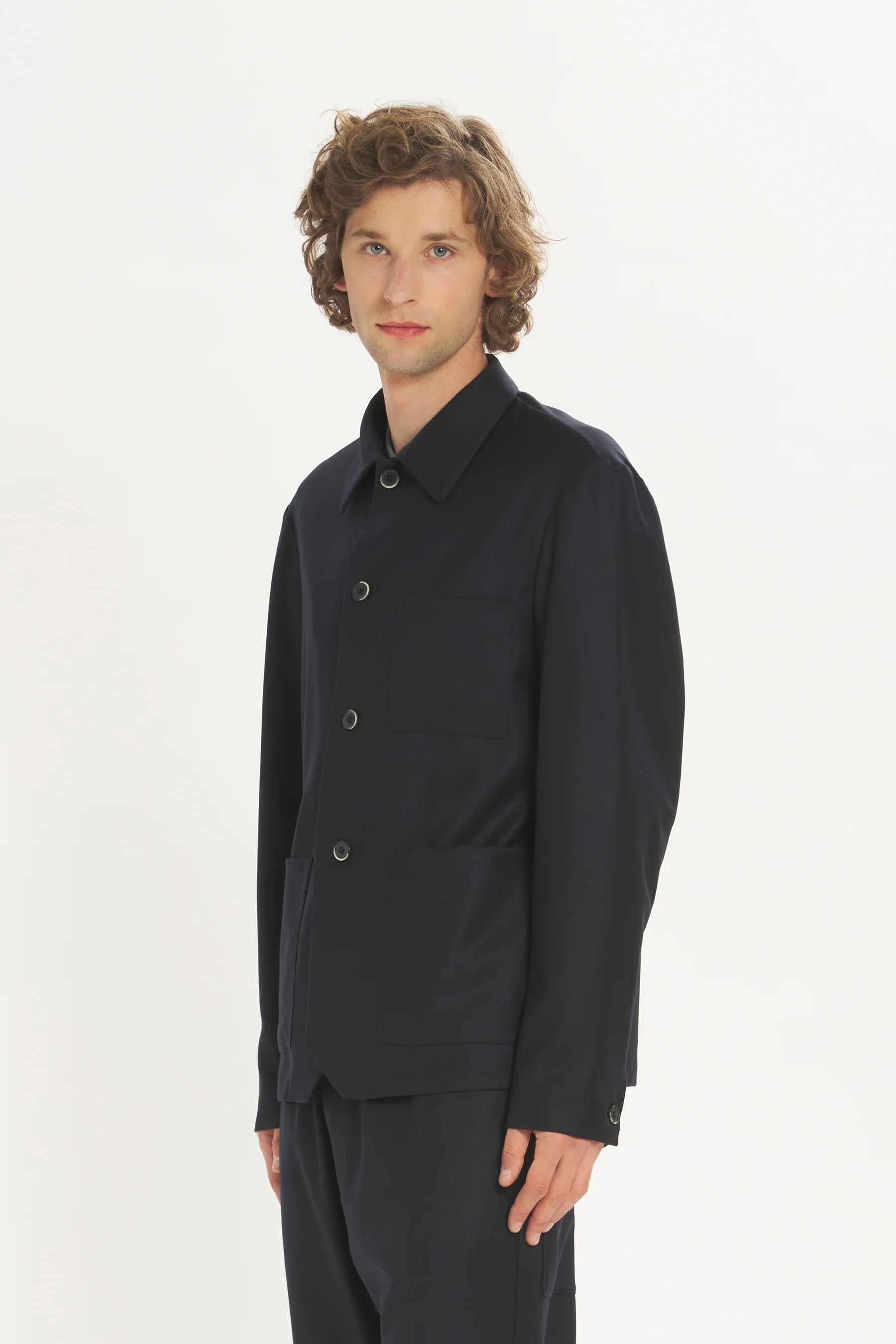 Overshirt Visal Flan Navy - Barena Venezia