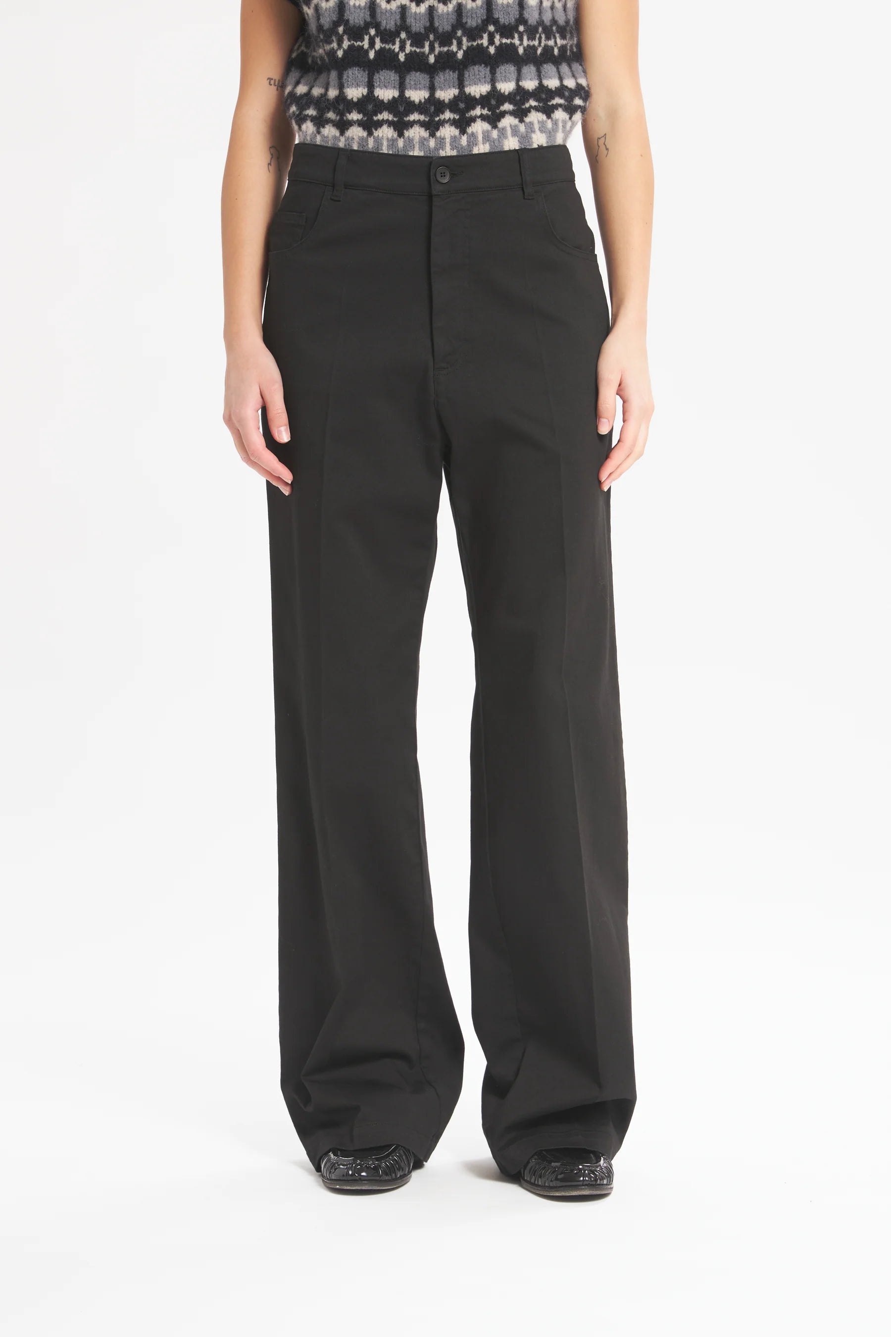 Pantalone Barone Traverso Nero - Barena Venezia