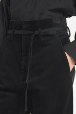 Carica l&#39;immagine nel visualizzatore di Gallery, Pantalone Candiano Cinquecento Nero - Barena Venezia
