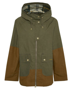 Hayley Showerproof Jacket Dusky Green/Breen/Ancient Tartan - Barbour