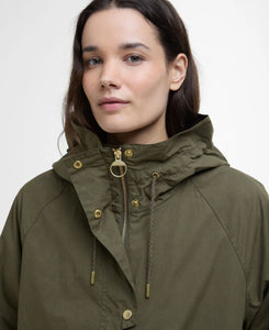 Hayley Showerproof Jacket Dusky Green/Breen/Ancient Tartan - Barbour