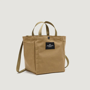 Borsa Small Side Pocket Tote Khaki - BAGSINPROGRESS