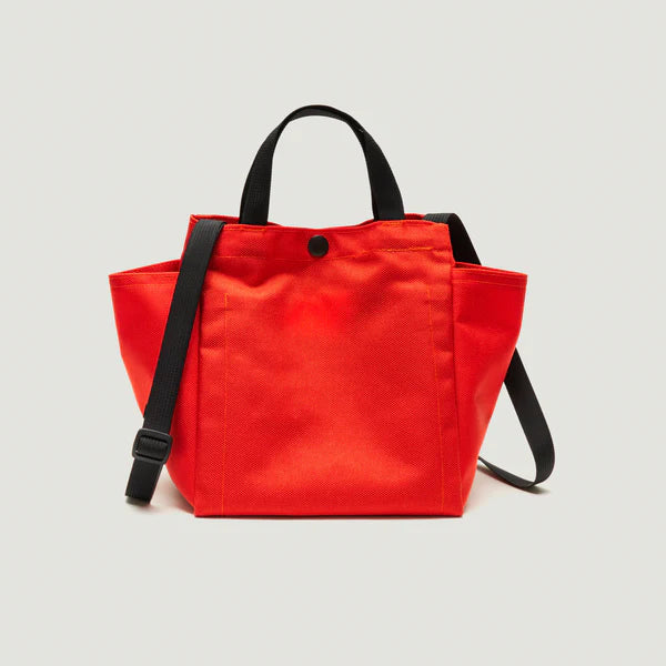 Borsa Small Side Pocket Tote Reddish Orange - BAGSINPROGRESS