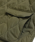 Carica l&#39;immagine nel visualizzatore di Gallery, Military V Neck Zip Down Coat Long Olive - TAION
