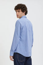 Carica l&#39;immagine nel visualizzatore di Gallery, Camicia Texana Blue White Checks - BD BAGGIES
