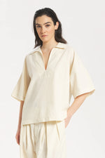 Carica l'immagine nel visualizzatore di Gallery, Top Clizia Tendon Ecrù - Barena Venezia
