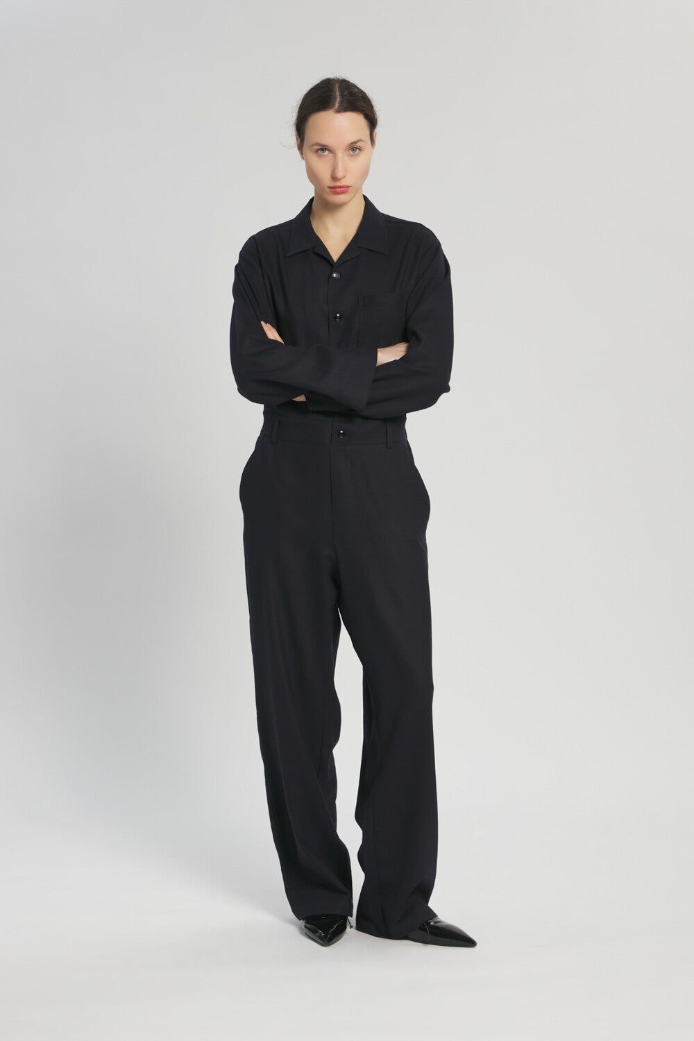 Jumpsuit Ombrina Flan Antracite - Barena Venezia