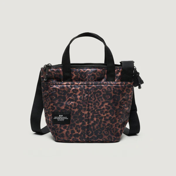 Borsa Zipper Duffle Small Leophard Puffer - BAGSINPROGRESS