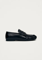 Carica l'immagine nel visualizzatore di Gallery, Aven Black Leather Loafers - Alohas
