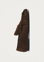 Carica l'immagine nel visualizzatore di Gallery, Aven Suede Brown Leather Loafers - Alohas
