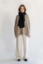 Carica l&#39;immagine nel visualizzatore di Gallery, Maglione Girocollo Beige CT23327 - C.T.plage
