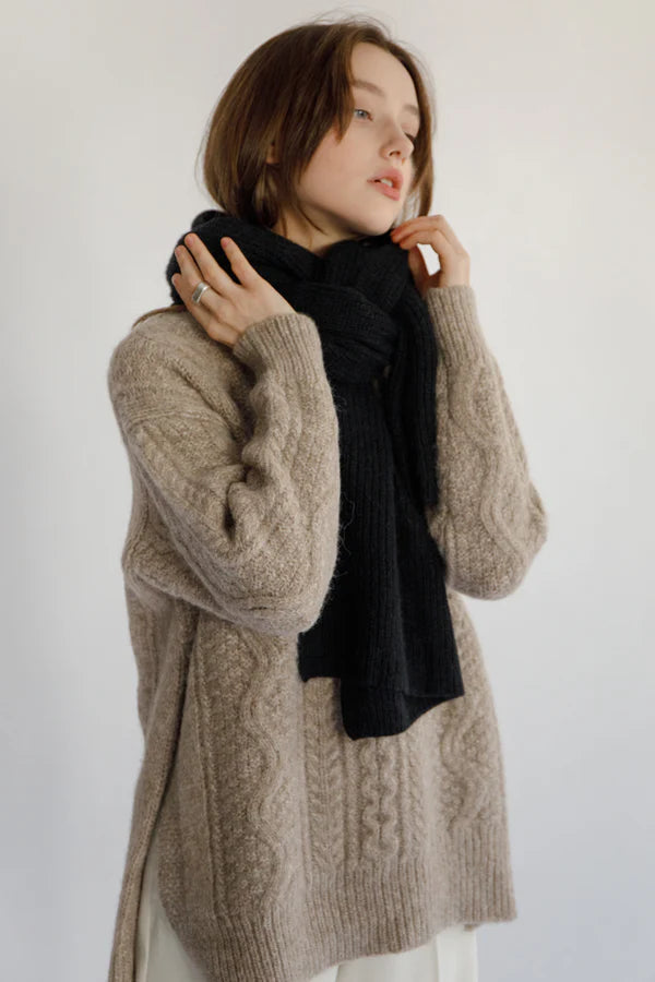 Maglione Girocollo Beige CT23327 - C.T.plage