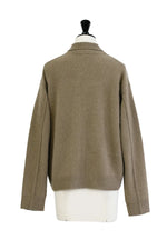 Carica l'immagine nel visualizzatore di Gallery, Polo Neck Longsleeves Cardigan CT26103 - C.T.plage
