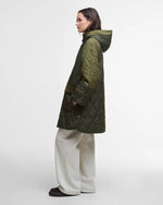 Carica l&#39;immagine nel visualizzatore di Gallery, Elspeth Quilted Jacket Olive/Dark Moss/Ancient Tartan - Barbour

