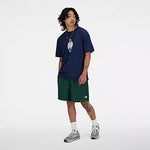 Carica l&#39;immagine nel visualizzatore di Gallery, Athletics Basketball T-Shirt Navy - Unisex
