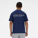 Carica l&#39;immagine nel visualizzatore di Gallery, Athletics Flocked T-Shirt Navy - Unisex
