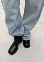 Carica l'immagine nel visualizzatore di Gallery, Rajan Black Leather Boots - Alohas
