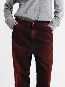 Red Spray Denim Pants - Washington Dee-Cee