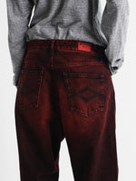 Carica l&#39;immagine nel visualizzatore di Gallery, Red Spray Denim Pants - Washington Dee-Cee
