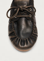 Carica l'immagine nel visualizzatore di Gallery, Rowan Vintage Effect Brown Leather Loafers - Alohas
