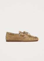 Carica l'immagine nel visualizzatore di Gallery, Rowan Suede Beige Leather Loafers - Alohas
