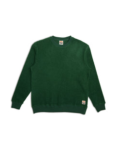 Reo Textured Fleece Forest Green - Deus Ex Machina