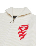 Carica l&#39;immagine nel visualizzatore di Gallery, Piston Shawl Cardigan Dirty White - Deus Ex Machina
