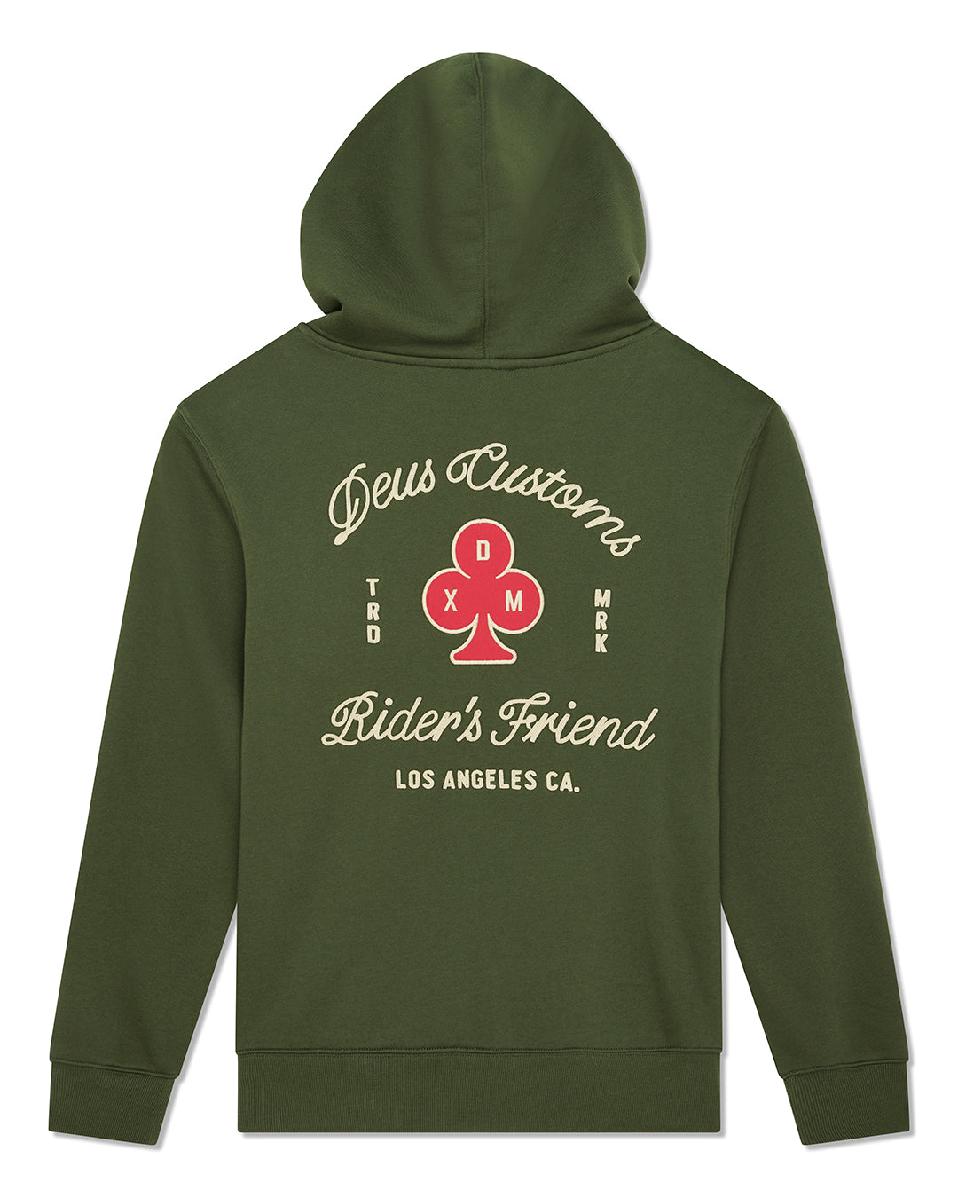 Basto Zip Hoodie Cypress Green - Deus Ex Machina