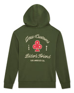 Carica l&#39;immagine nel visualizzatore di Gallery, Basto Zip Hoodie Cypress Green - Deus Ex Machina
