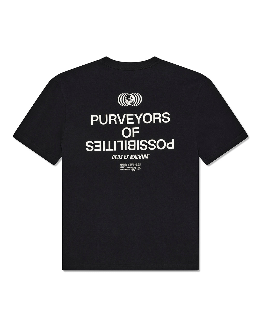 Axis Tee Black - Deus Ex Machina