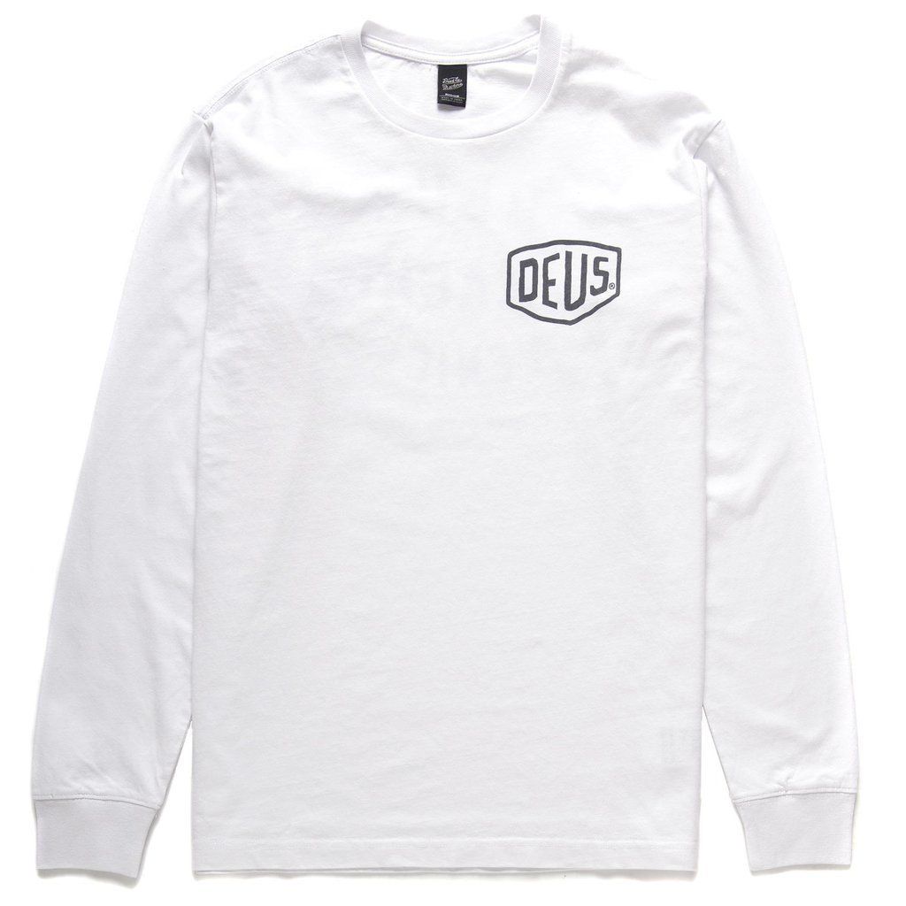 Tokyo L/S Tee White - Deus Ex Machina