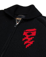 Carica l&#39;immagine nel visualizzatore di Gallery, Piston Shawl Cardigan Black - Deus Ex Machina
