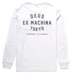 Carica l&#39;immagine nel visualizzatore di Gallery, Tokyo L/S Tee White - Deus Ex Machina
