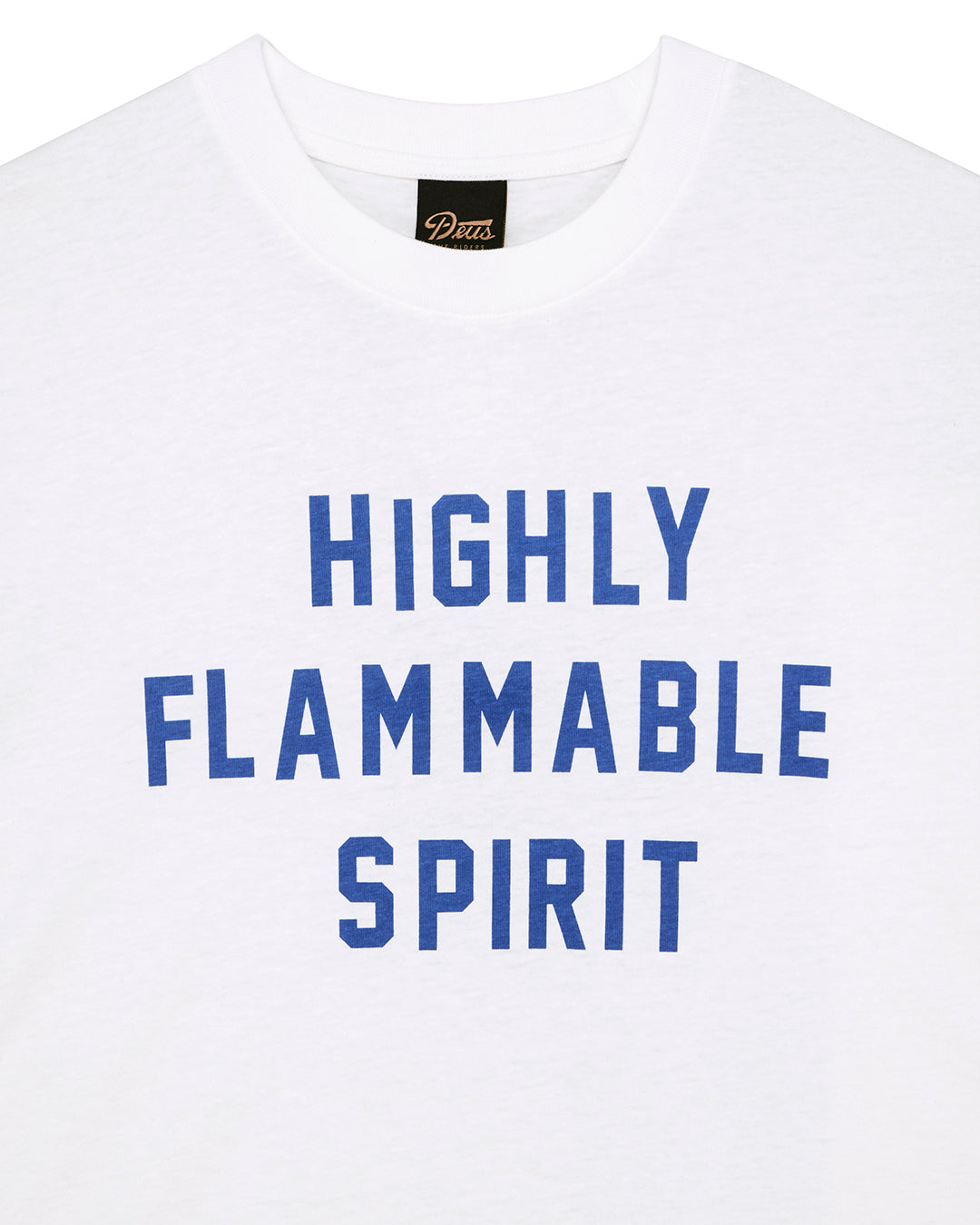 Flammable Tee Dirty White - Deus Ex Machina