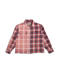 Double Fantasy Shirt Red Check - Deus Ex Machina