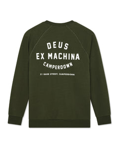 Camperdown Address Crew Cypress Green - Deus Ex Machina