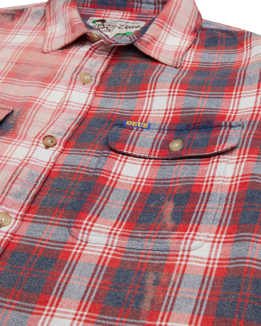 Double Fantasy Shirt Red Check - Deus Ex Machina