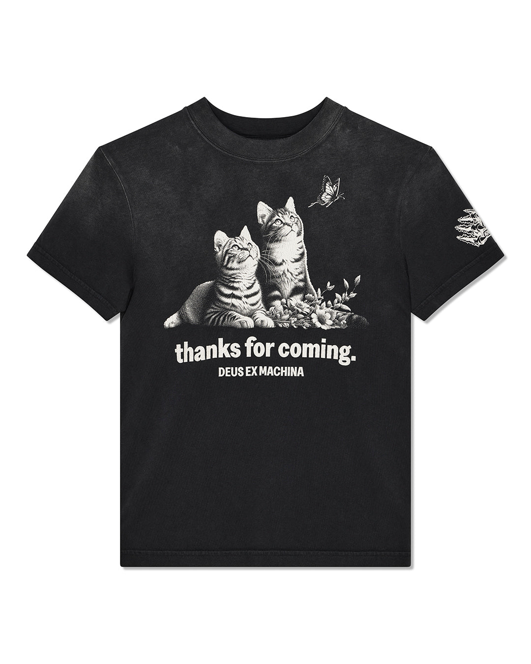 Ostinato Tee Anthracite - Deus Ex Machina