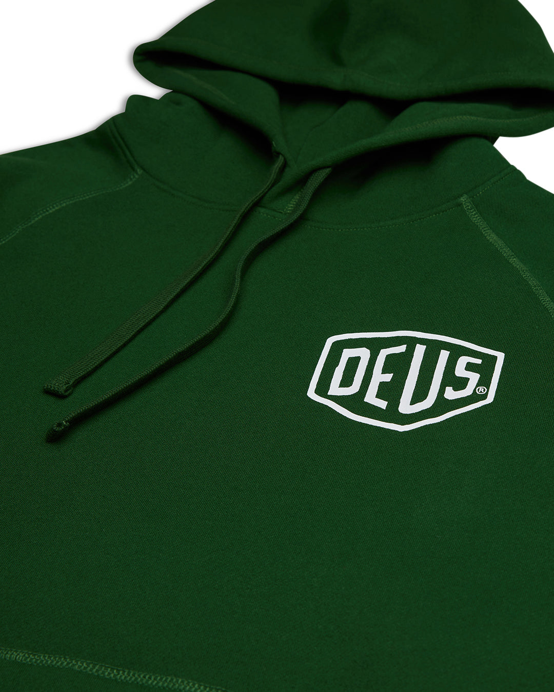 Venice Address Hoodie Hillside Green - Deus Ex Machina