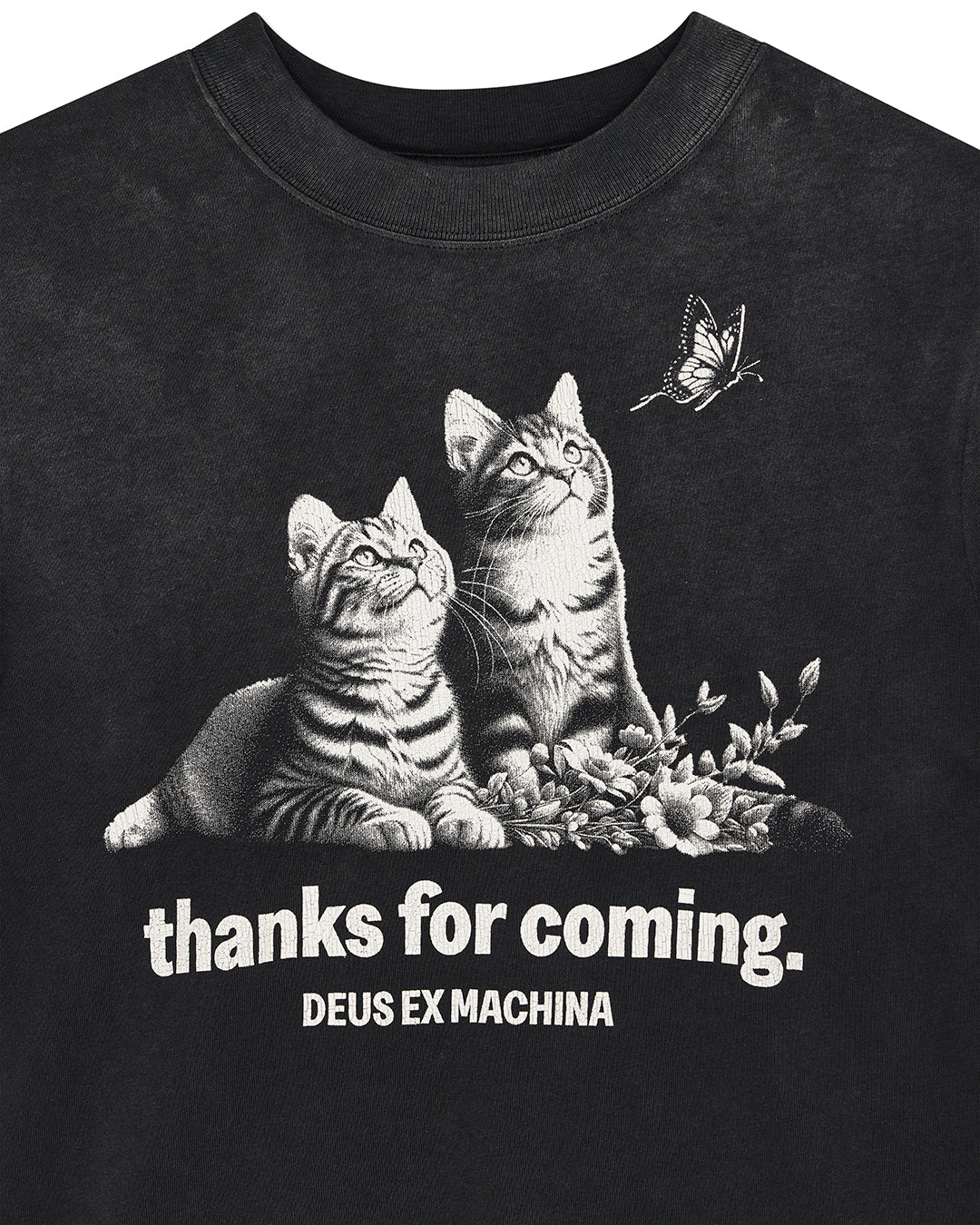 Ostinato Tee Anthracite - Deus Ex Machina