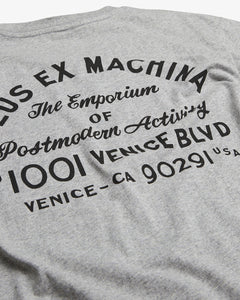 Venice Address Tee Grey Marle - Deus Ex Machina