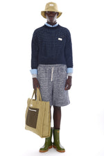 Carica l&#39;immagine nel visualizzatore di Gallery, Perforated Sweater Navy - LC23
